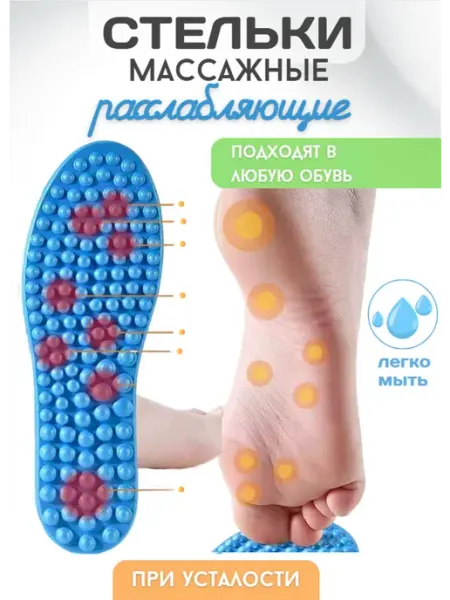 OrtoFamily Стельки массажные лёгкие