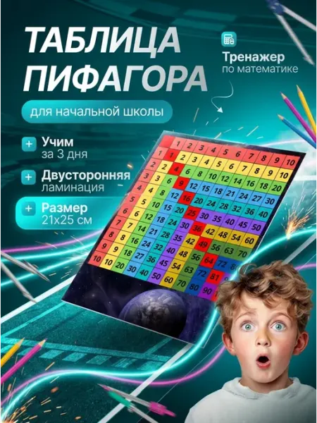 Энгель Тренажер таблица умножения Таблица Пифагора