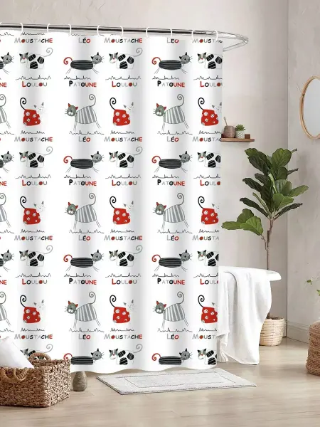 Umra Store Штора для ванной тканевая 180х180
