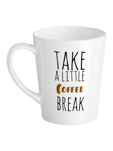 Luzimuzi Кружка Латте Take a little coffee break 310 мл