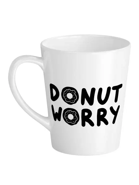 Luzimuzi Кружка Donut Worry латте для чая для кофе