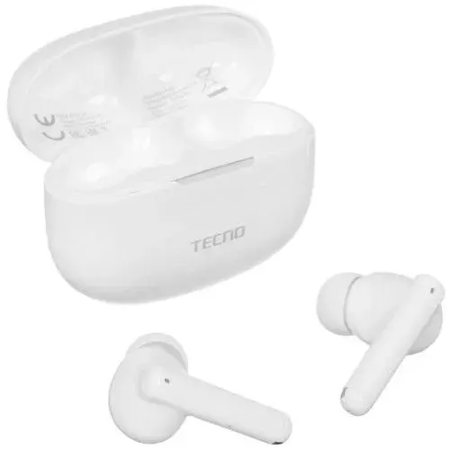 Tecno Наушники беспроводные с микрофоном Tecno Buds 4 Air, Bluetooth, USB Type-C, черный