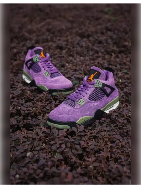 Nike Кроссовки Air Jordan 4 Canyon Purple Джорданы 4