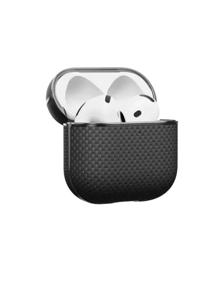 Pitaka Чехол aramid fiber AirPods 4 black grey