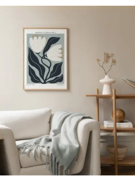 Onllyart Постер 21x30 Графические цветы №2