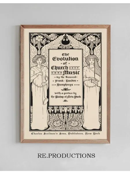 Re.productions Постер The evolution of church music - Louis Rhead