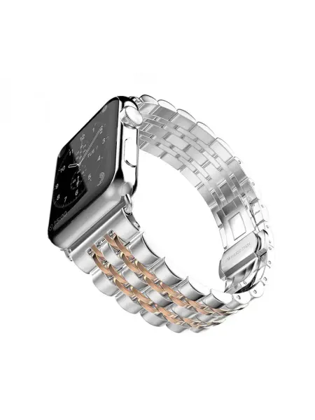 MyPads Сменный ремешок стальной для Apple Watch Series 4