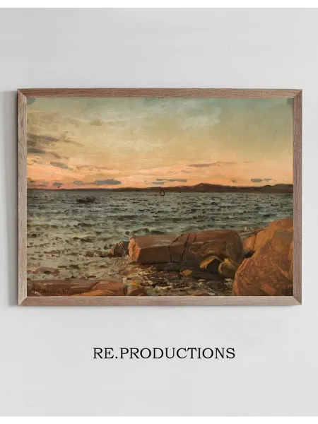 Re.productions Постер Solgangsvind, Hvaløene - Amaldus Nielsen