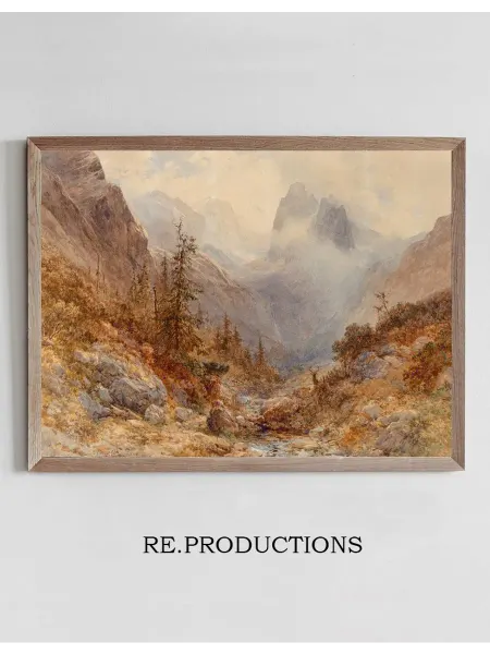 Re.productions Постер Hollenthal, Bavaria - Edward Theodore Compton
