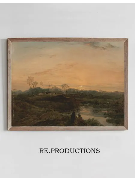 Re.productions Постер Evening, Bayswater - John Linnell