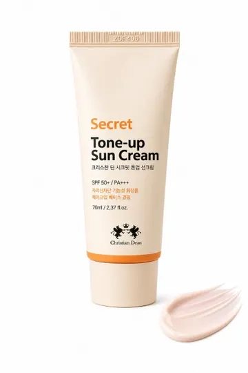 Солнцезащитный крем для лица Christian Dean Secret Tone-Up, 70 мл