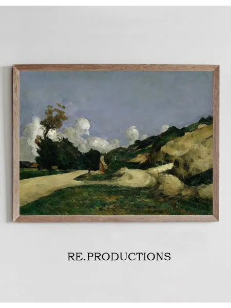 Re.productions Постер The Road - Paul Cézanne