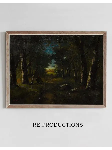 Re.productions Постер Foraging in the - Narcisse-Virgile Diaz de La Peña