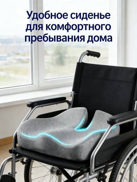 Dzhuang Подушка ортопедическая на стул для копчика для сидения