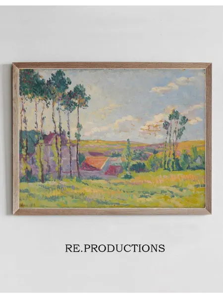 Re.productions Постер Moulineux, la teinderie - Maximilien Luce