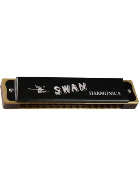 Swan Губная гармошка тремоло SW16-1-BK