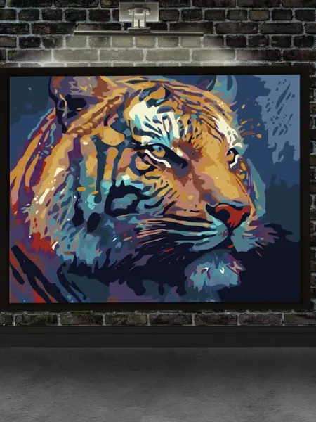 YOU CAN ART Картина по номерам тигр