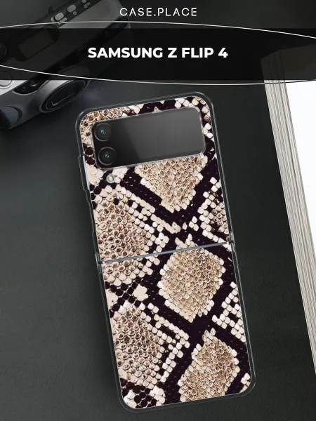 Case Place Чехол на Samsung Z Flip 4 змея