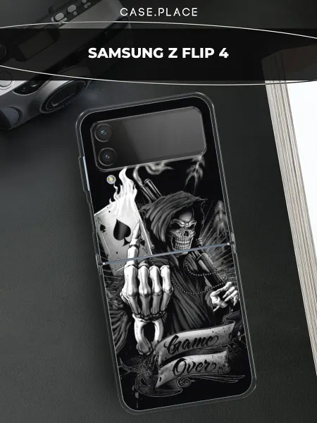 Case Place Чехол на Samsung Z Flip 4 скелет