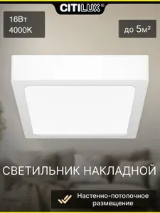 Citilux Светильник накладной Галс CL55K16N