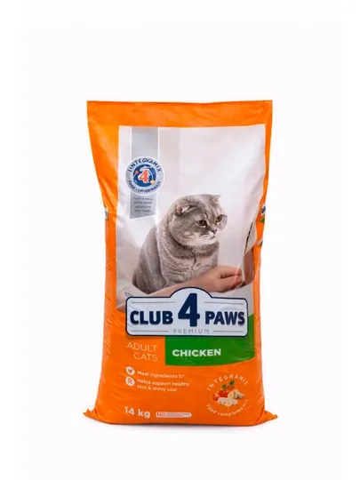 CLub 4 paws для взрослых 14 кг вкус курица