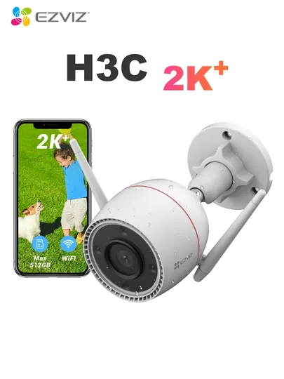 EZVIZ камера CS-H3C 4 МП Цветное изображение даже ночью WiFi, микрофон