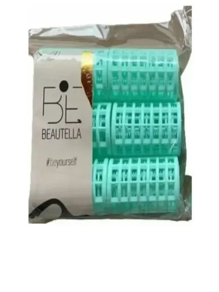 Beautella Бигуди пластиковые с фиксатором диаметр 3,6 см, 6 шт