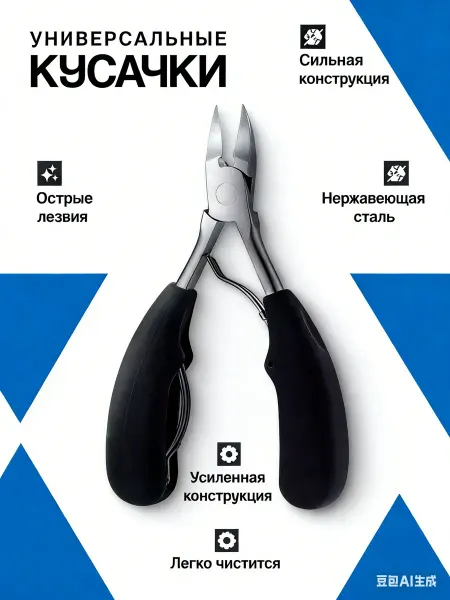 Alazur Кусачки педикюрные для ногтей