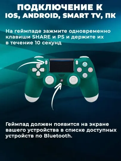 Беспроводной геймпад Sony DualShock 4 для PS4