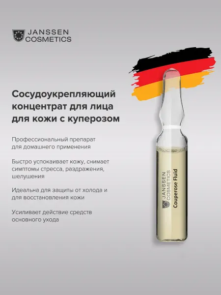 Janssen Cosmetics Сыворотка для лица от купероза и розацеа, 2 мл