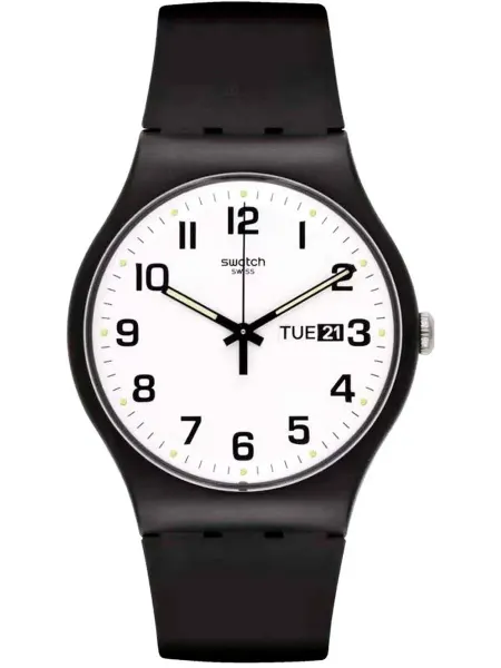 Swatch Часы наручные швейцарские кварцевые повседневные