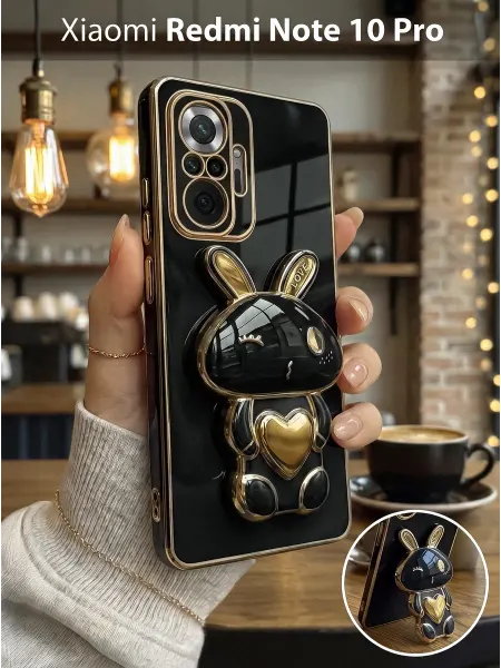 РИНОФОН Чехол подставка с попсокет на Xiaomi Redmi Note 10 Pro
