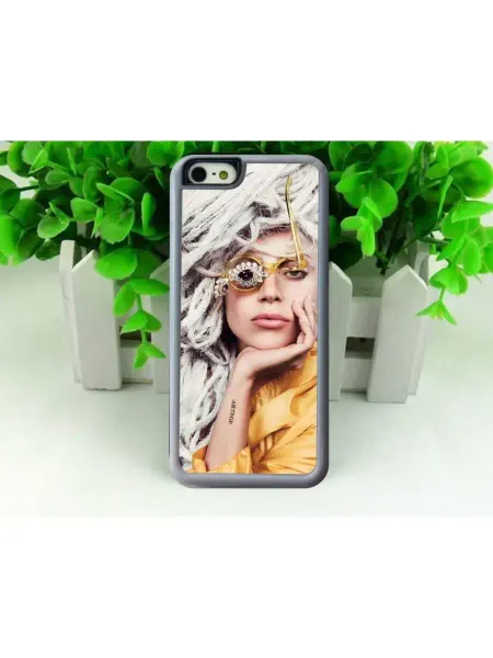 Migom-Shop Чехол на телефон Леди Гага, iPhone 4, 4S