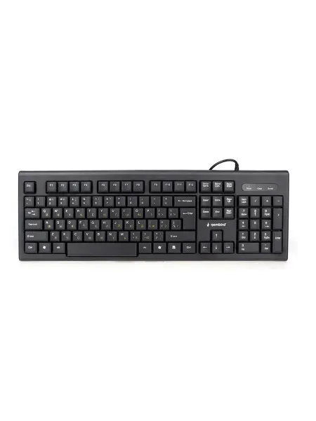 GEMBIRD Клавиатура KB-8354U-BL проводная Мембранная, Для ПК