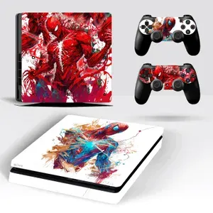 Наклейки Spider-Man на игровую приставку Sony PlayStation 4 SLIM