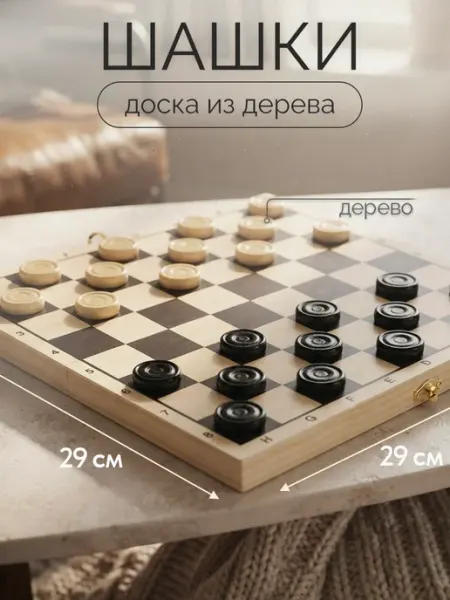 Рыжий кот. Шашки с доской