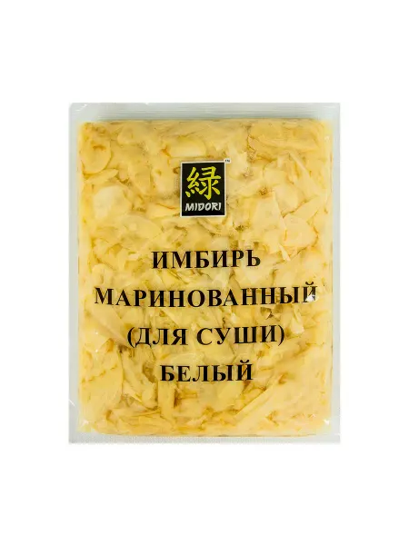 Midori Имбирь маринованный белый, 1.4кг x 1 шт