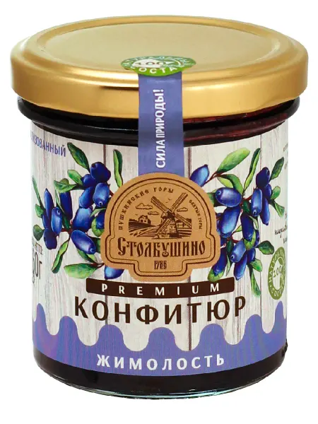 Столбушино Конфитюр премиум жимолость 160 г