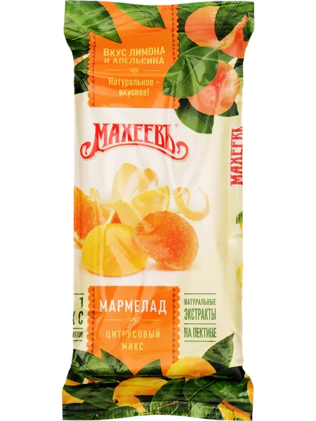 МахеевЪ Мармелад Цитрусовый микс, 250г