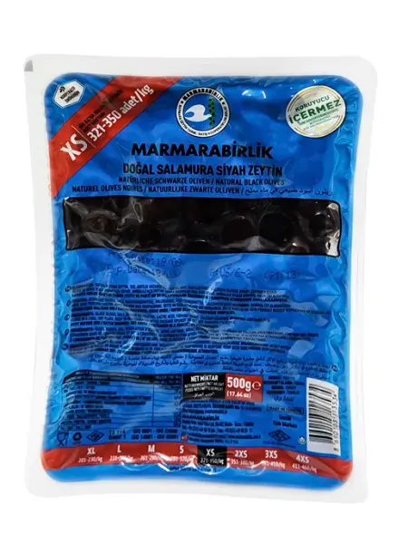 Marmarabirlik Маслины вяленые с косточкой (XS 321-350), 500гр. Турция