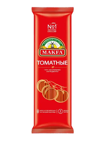 Makfa Макаронные изделия томатные, вермишель длинная, 500 г