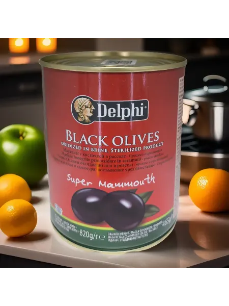Delphi Food Маслины с косточкой, 820г, Греция