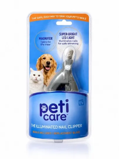 Светящиеся когтерезы Peti Care с подсветкой и увеличительным стеклом для собак и кошек