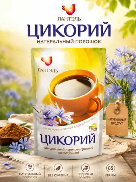 ЛАНТЭЛЬ / ULISS CHICORY Цикорий натуральный растворимый Лантэль 85 гр