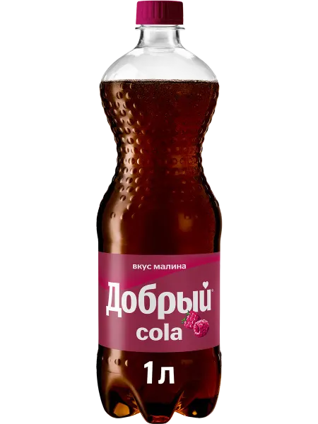 Напиток ДОБРЫЙ Cola Малина сильногазированный, 1л