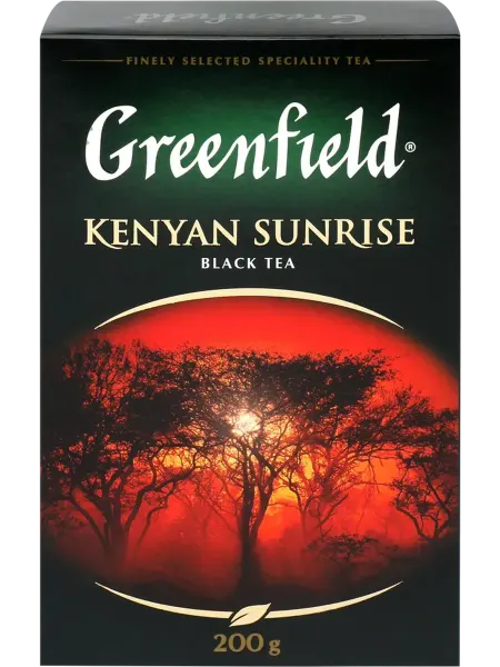 Чай черный GREENFIELD Kenyan Sunrise листовой