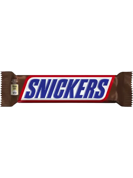 Батончик шоколадный SNICKERS с карамелью, арахисом и нугой