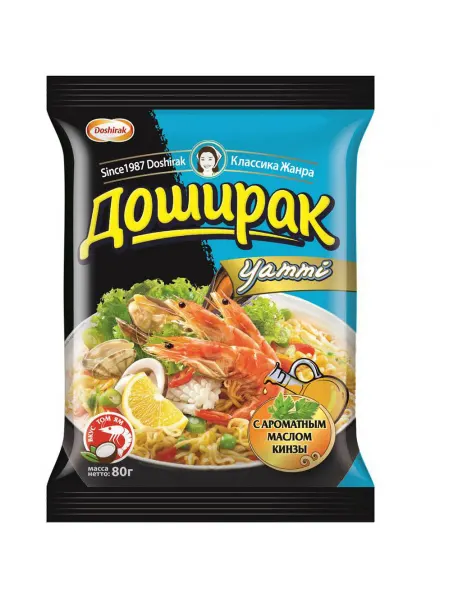 Нет бренда Лапша быстрого приготовления Доширак Yammy со вкусом