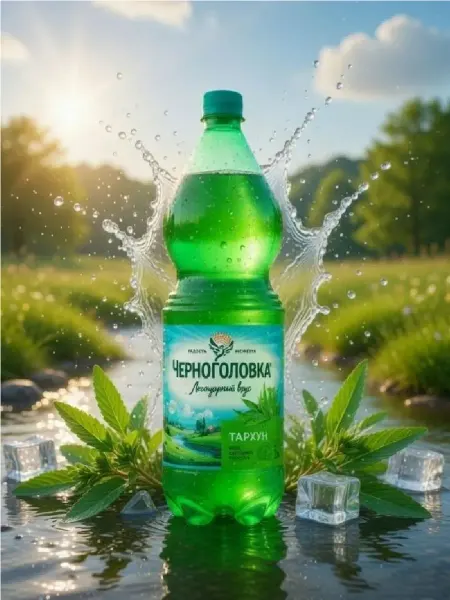 Черноголовка Газированный напиток Тархун, 2 л