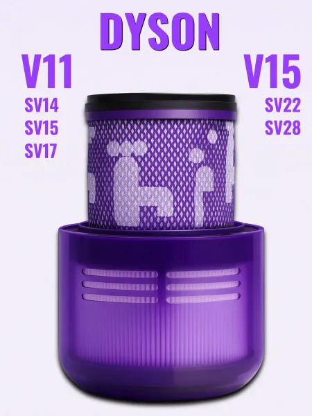 BRUNER Фильтр HEPA для Dyson V11,15,SV14,17,22 (MPVC-3311)